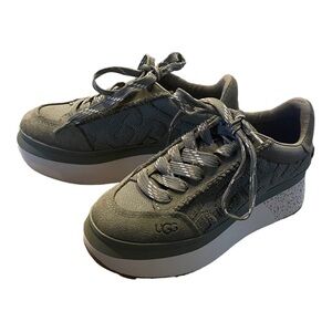 Ugg Marin "Burnt Olive" Platform Lace Logo Sneaker